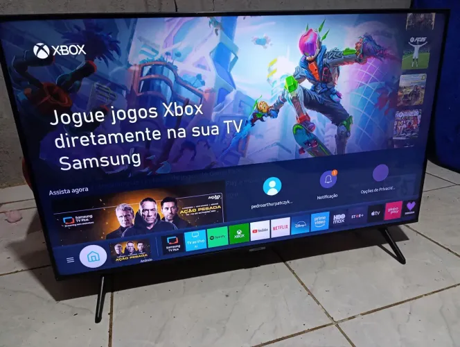 Tv Smart Samsung 43 4k com Xbox integrado ja