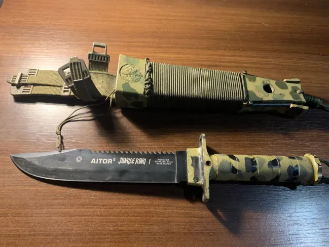 Faca Aitor Jungle King I Camo