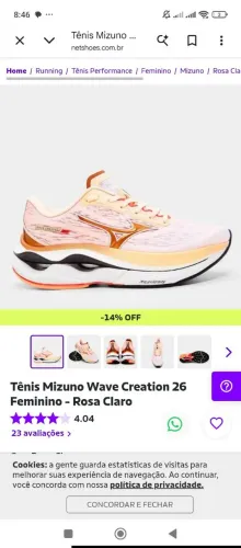 Tênis creation 26 