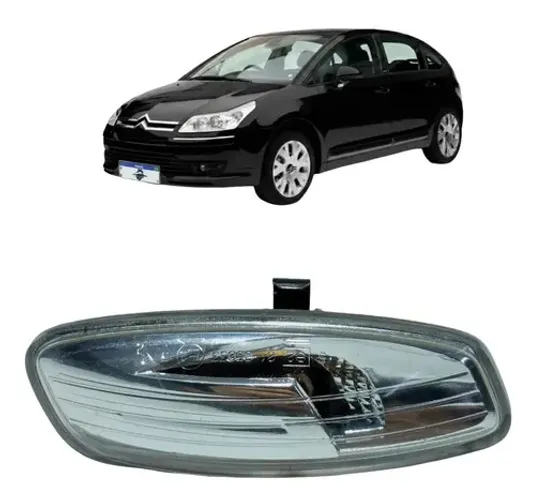 Pisca Retrovisor Esquerdo Citroen C4 Hatch 2011 Uzad0 Creme