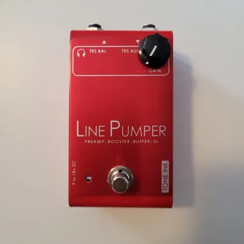 Pedal Line Pumper Tone Ink Preamp DI Boost Amp de fone