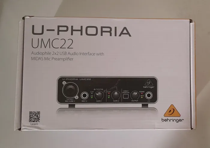 Interface Behringer U-Phoria UMC22