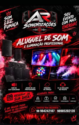 Aluguel de som