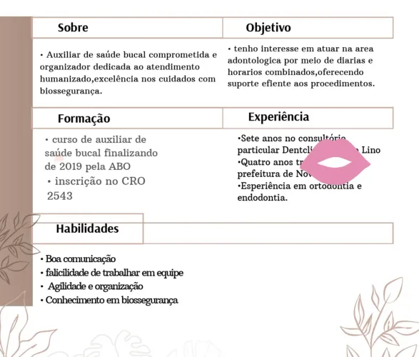 Auxiliar de saúde bucal