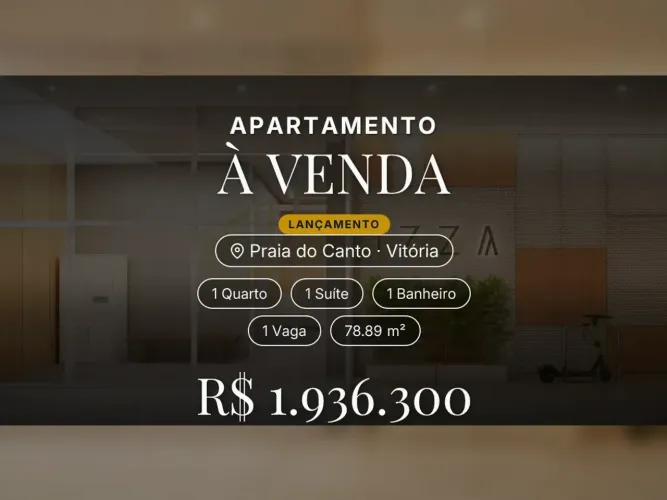 Exclusivo: Apartamento de 1 Quarto com Área Externa na Praia do Canto!