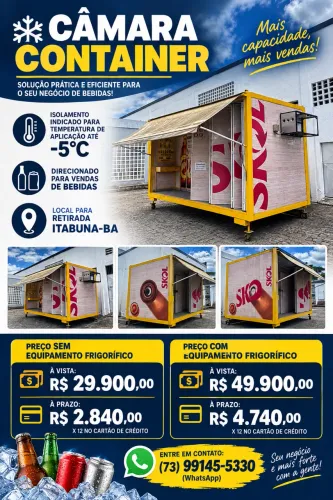 CÂMARA FRIA CONTAINER