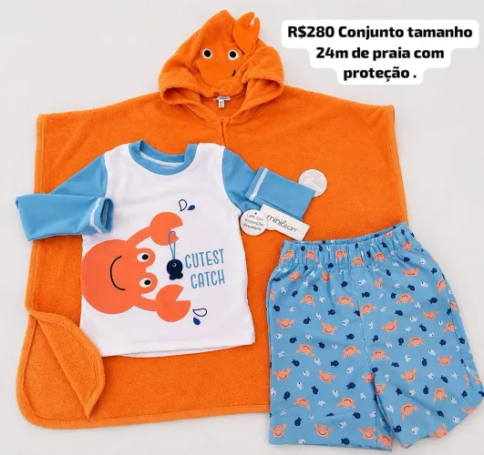Roupas de banho infantil importados com etiqueta