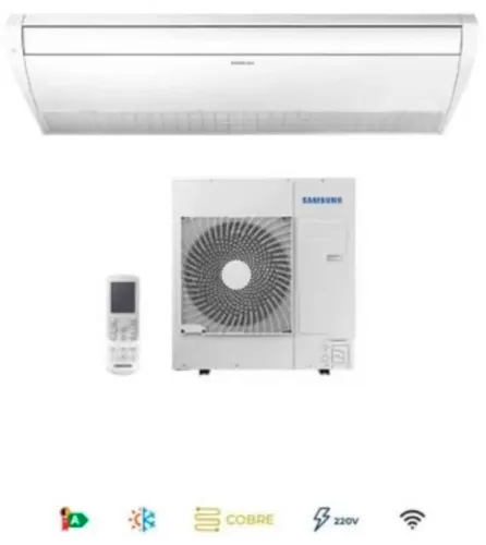 [Nunca usado] Ar-Condicionado Piso Teto 36000 BTUs Samsung Connect Quente e Frio 220v