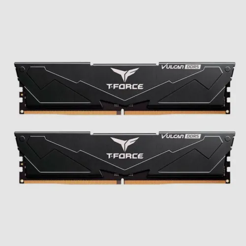 Memória Team Group T-Force Vulcan, 32GB (2x16GB), 6000MHz, DDR5, CL38, Preta