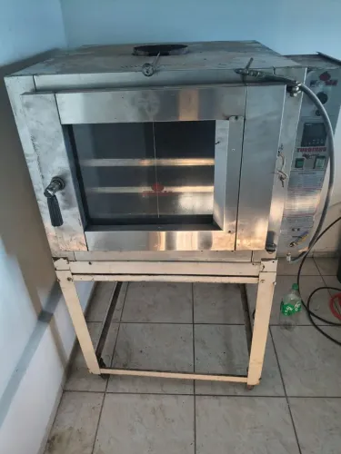 Forno Turbo Convecção Progás Turbinho 4 Esteiras a Gás + Cavalete
