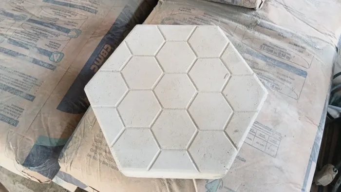 Piso paver sextavado