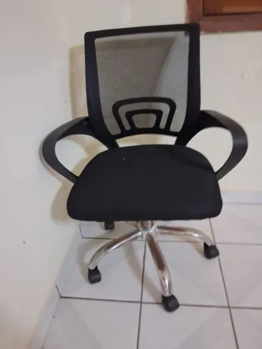 KIT DE 05 CADEIRA DE ESCRITORIO FIXA E GIRATORIA