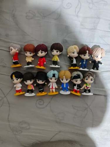 BTS bonecos do mc donalds colecao completa