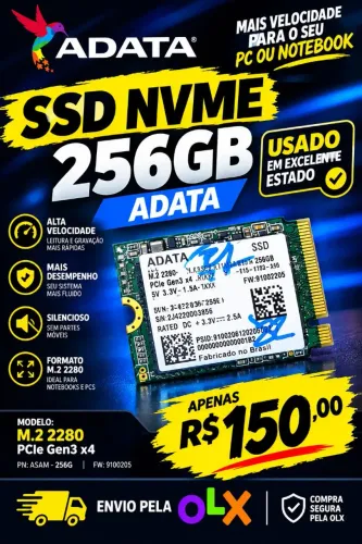 SSD NVME 256GB ADATA