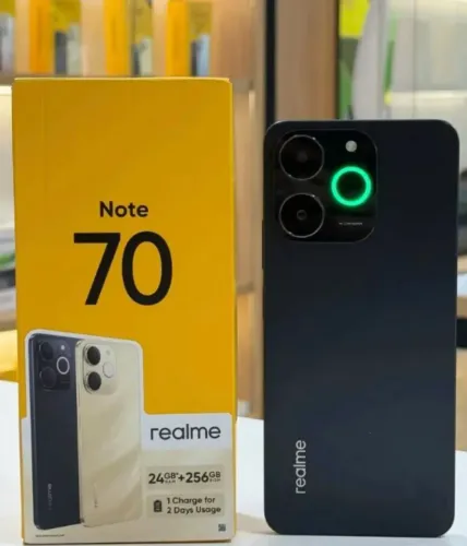 Celulares em Promoção Realme - Note 70 - 4G (GLOBAL) preto + entrega grátis 128/4