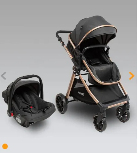 Carrinho + Cadeirinha para Carro Infanti Romanzo
