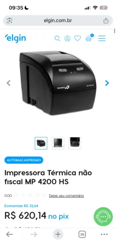 Impressora térmica