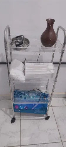 Carrinho organizador multiuso, 4 andares.
