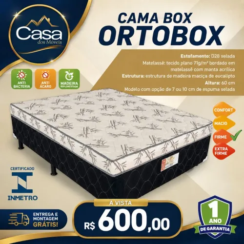 Cama casal acoplada 10cm