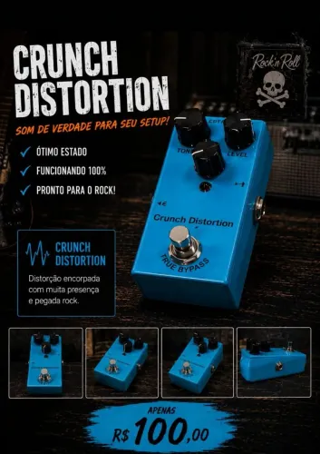 Pedal de guitarra crunch
