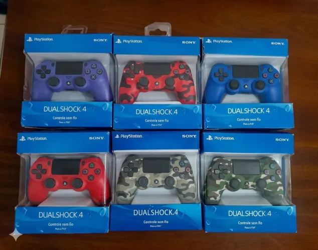 Controles PS4 - Sem-Fio - Novos - Escolha o modelo