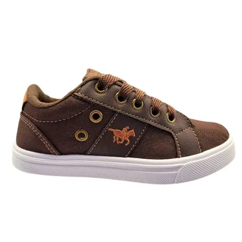 Tênis Infantil Casual Mauricinho Sapatênis Polo Energy Café 3317INFCAFE