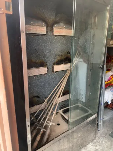 Máquina de assar frangos