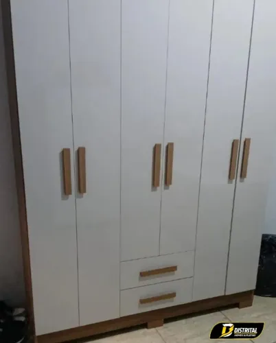 Guarda Roupa São Luis com 6 Portas 2 Gavetas Pronta Entrega