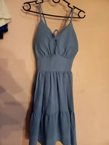 Vestido azul claro