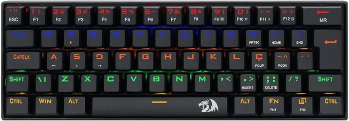 Teclado Mecânico Redragon Lakshmi 60% ABNT2