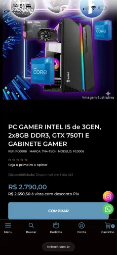 PC GAMER 1 mês de uso 