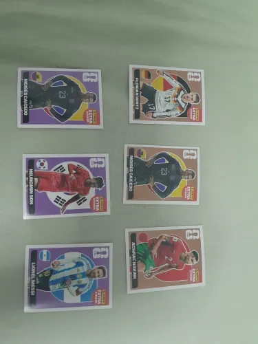 Figurinhas legends 250 reais tudo