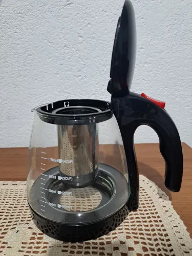 Bule de chá em vidro
