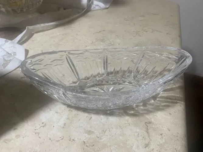 Fruteira de Cristal Tcheco 