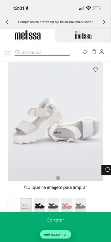 Melissa Free Platform Branca Original Feminina + Melissa Boho Rosa Original Feminina
