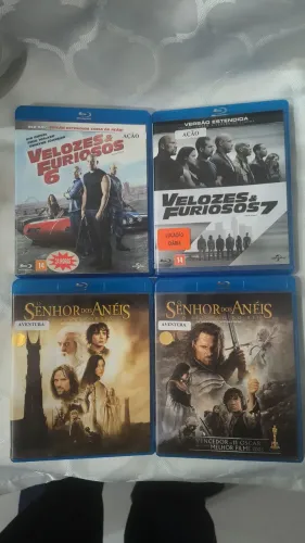 BLU-RAY E DVDS DE FILMES