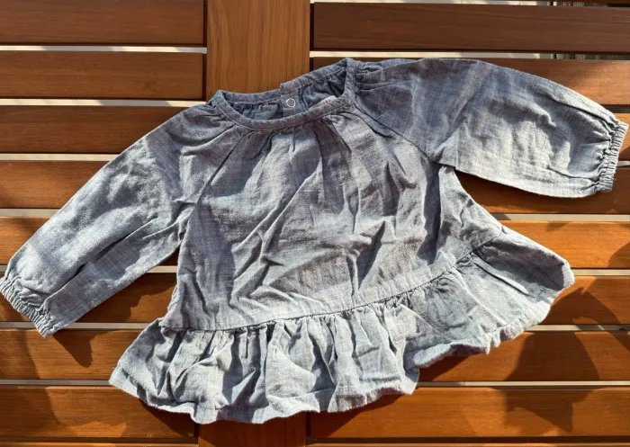 Blusa jeans menina