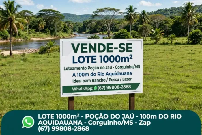 Poção do Jaú 1000 metros quadrados