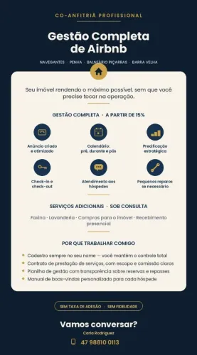 Gestão airbnb - Administrador