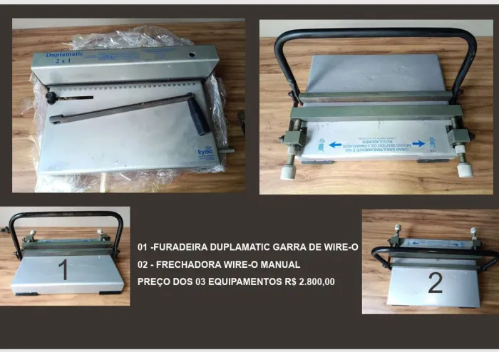 Máquinas acabamentos graficos
