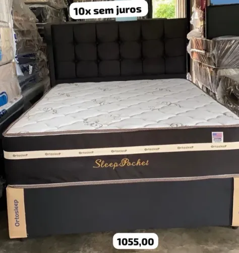 Cama box colchão e base HojE