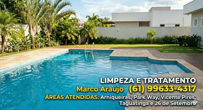 Limpeza e tratamento de piscinas com qualidade e responsabilidade! 