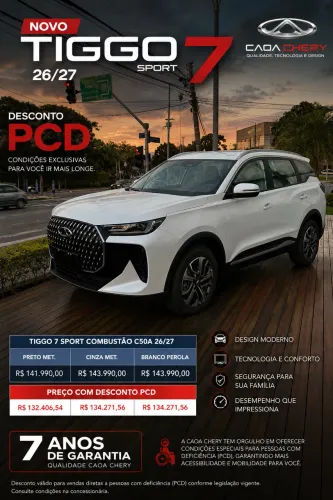 Chery Tiggo 7 Sport 1.5 Turbo Flex 16V Aut. 2027