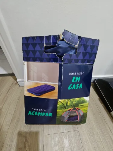 COLCHÃO DE AR SOLTEIRO SEM BOMBINHA