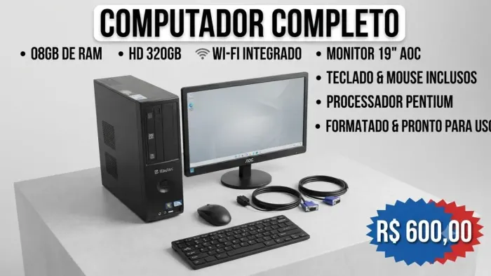 Vende-se pc de mesa