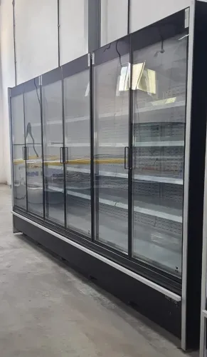 Expositor Vertical Auto Serviço 6 Portas Preto - Excelente Estado!