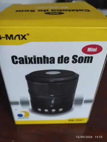 Caixinha de som