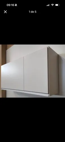 Armario de cozinha branco