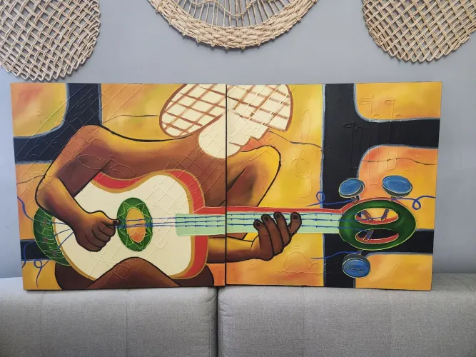 Quadro pintura musica
