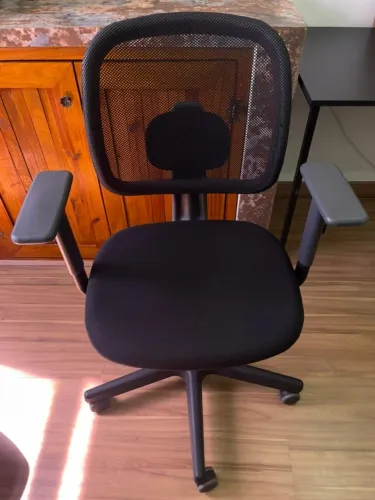 Cadeira Ergonômica Flexform Dot All Black Home Office